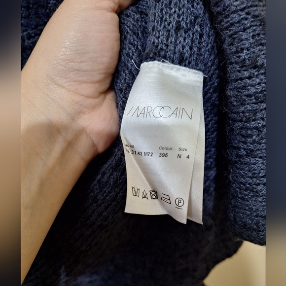 Marc Cain Alpaca Wool Blend Cardigan - Picture 6 of 8